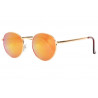 Lunettes soleil rondes miroir rose Sunny