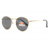 Lunettes de soleil rondes polarisantes dorees en Metal Percy Lunettes de Soleil Spirit of Sun
