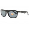 Lunette Polarisante rectangulaire Noire et Bleue Oasis 