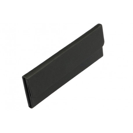 Étui à Lunettes Pliable En Cuir PU Noir - Boîte Compacte Anti-rayures Pour Et Soleil