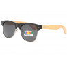 Lunettes polarisées Bois et Noires Originales Alder Lunettes de Soleil Eye Wear