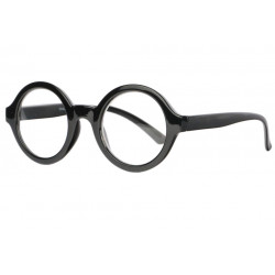 Grosses lunettes loupe rondes noires originales classe Circy Lunette Loupe New Time