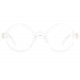 Grosses lunettes loupe rondes transparentes fantaisies classe Circy Lunette Loupe New Time