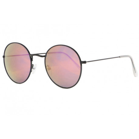 Fines lunettes de soleil rondes miroir violet original Zhyk Lunettes de Soleil Eye Wear