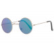 Petites lunettes de soleil rondes miroir bleues tendance Luyf Lunettes de Soleil SOLEYL