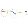 Lunettes Loupe Classique métal Marron Mixte