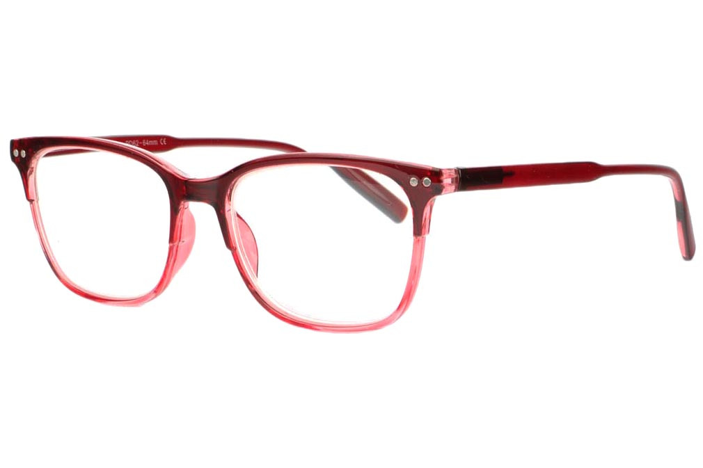 Lunettes de Lecture rouge transparent Lunettes loupe mode livr 48h