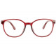 Lunettes loupe rouges rondes style chic Lyok Lunette Loupe New Time