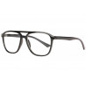 Grandes lunettes loupe noires tendance classe Ylak