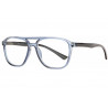 Grandes lunettes de lecture bleues noires tendance Ylak
