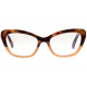 Lunette loupe femme ovale marron Jess