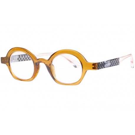 Lunettes loupe rondes originales beiges fashion Streny Lunette Loupe ProLoupe