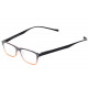 Lunettes de lecture noires rectangles classe Lectya