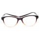 Lunettes de lecture noires rectangles classe Lectya