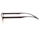 Lunettes de lecture noires rectangles classe Lectya