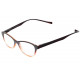 Lunettes de lecture noires rectangles classe Lectya