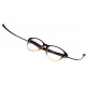 Lunettes de lecture noires rectangles classe Lectya