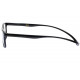 Lunettes de lecture noires rectangles classe Lectya