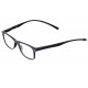 Lunettes de lecture noires rectangles classe Lectya