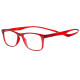 Lunettes Loupe Tour de Cou Rouges Aimantées Collier Nekla Lunette Loupe PresBello