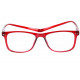 Lunettes Loupe Tour de Cou Rouges Aimantées Collier Nekla Lunette Loupe PresBello