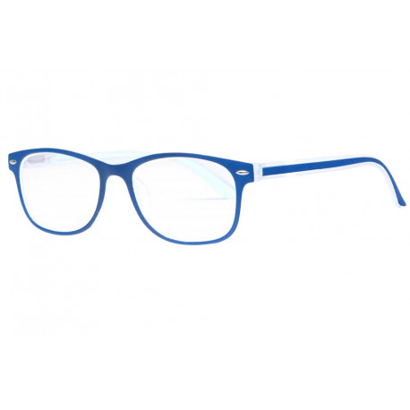 Lunettes loupe bleues fantaisies rectangles mode Palma Lunette Loupe New Time