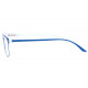 Lunettes loupe bleues fantaisies rectangles mode Palma Lunette Loupe New Time