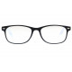 Lunettes loupe noires fantaisies rectangles mode Palma Lunette Loupe New Time