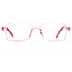 Fines Lunettes Loupe Rouges Originales Transparentes Smert Lunette Loupe New Time