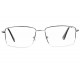 Lunettes loupe metal gris argent rectangles tradition Ernoy Lunette Loupe New Time