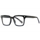 Lunettes de lecture noires rectangles classe Lectya