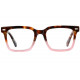 Lunettes de lecture noires rectangles classe Lectya