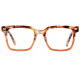 Lunettes de lecture noires rectangles classe Lectya