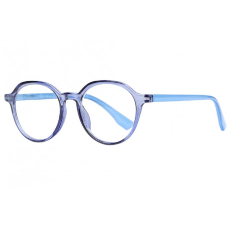 Fines lunettes Loupe rondes bleues originales pantos Neuilly Lunette Loupe New Time