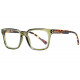 Lunettes de lecture noires rectangles classe Lectya