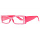 Lunettes loupe rose fuchsia strass fashion design Nella Lunette Loupe Loupea