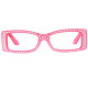 Lunettes de lecture noires rectangles classe Lectya