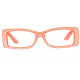 Lunettes de lecture noires rectangles classe Lectya