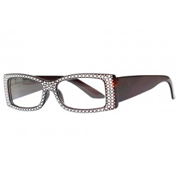 Lunettes de lecture noires rectangles classe Lectya