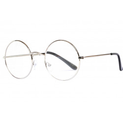 Lunettes Loupe Classique métal Marron Mixte