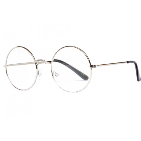 Fines Lunettes Loupe rondes argent métal tendance Lennyk Lunette Loupe PresBello