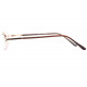 Lunettes Loupe Classique métal Marron Mixte