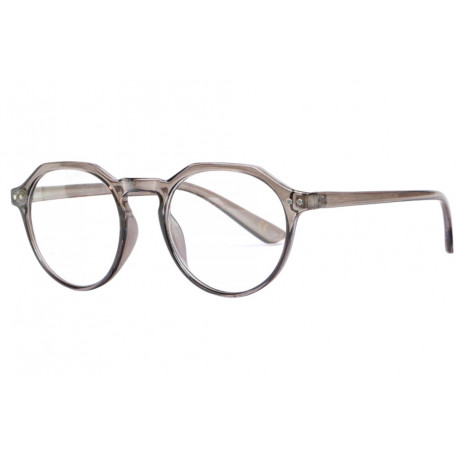 Lunettes de lecture rondes grises chics tendances Wyk Lunette Loupe PresBello