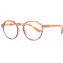 Lunettes Loupe Classique métal Marron Mixte