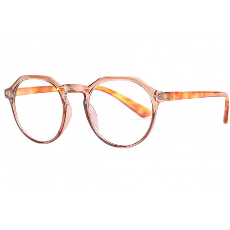 Lunettes de lecture rondes marrons ecailles classes Wyk Lunette Loupe PresBello