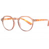 Lunettes Loupe Classique métal Marron Mixte