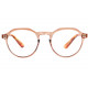 Lunettes Loupe Classique métal Marron Mixte