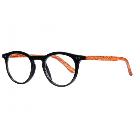 Lunettes loupe rondes bois marrons et noires Panys Lunette Loupe ProLoupe