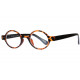 Petites lunettes de lecture rondes marron ecailles Letsy Lunette Loupe ProLoupe