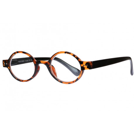 Petites lunettes de lecture rondes marron ecailles Letsy Lunette Loupe ProLoupe